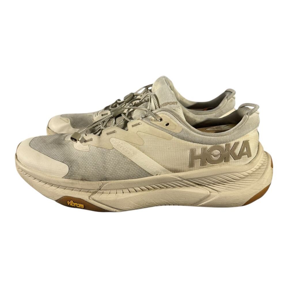Hoka One One Womens Transport 1123154 EEGG Ivory Running Shoes Sneakers Sz 11 D - Picture 4 of 8
